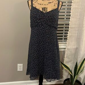 Vineyard Vines Navy Polka Dot Dress